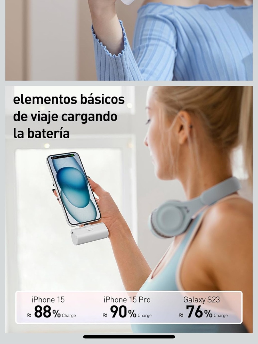 iWALK Charger iPhone 17/16/15 USB-C Power Bank 20W 4,500mAh Fast Charging - Picture 6 of 6